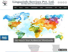 Tablet Screenshot of linguainfo.com
